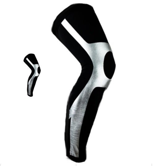 Unisex Compression Leg Warmers And Running Tights For Cycling Basketball Soccer Shinguard Knee Pad Lycra Polyester - Muliva
