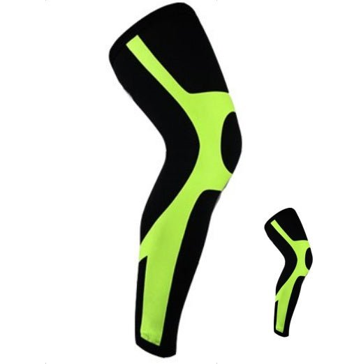 Unisex Compression Leg Warmers And Running Tights For Cycling Basketball Soccer Shinguard Knee Pad Lycra Polyester - Muliva