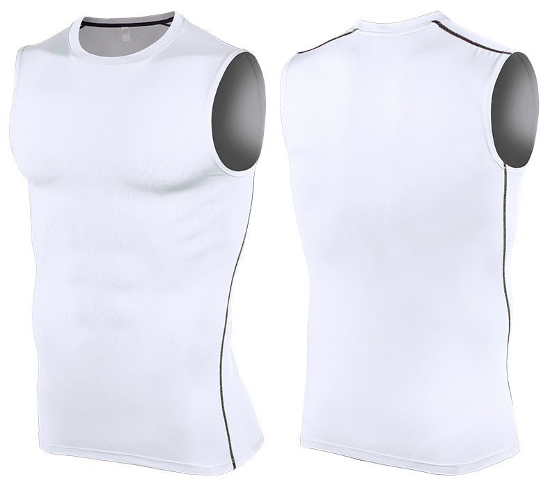 Unisex Fitness Gym Sports T Shirt Vest Polyester Breathable Training Vest For Workout - Muliva