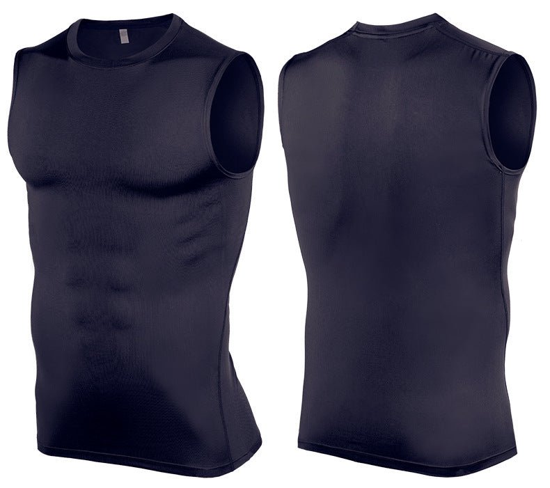 Unisex Fitness Gym Sports T Shirt Vest Polyester Breathable Training Vest For Workout - Muliva