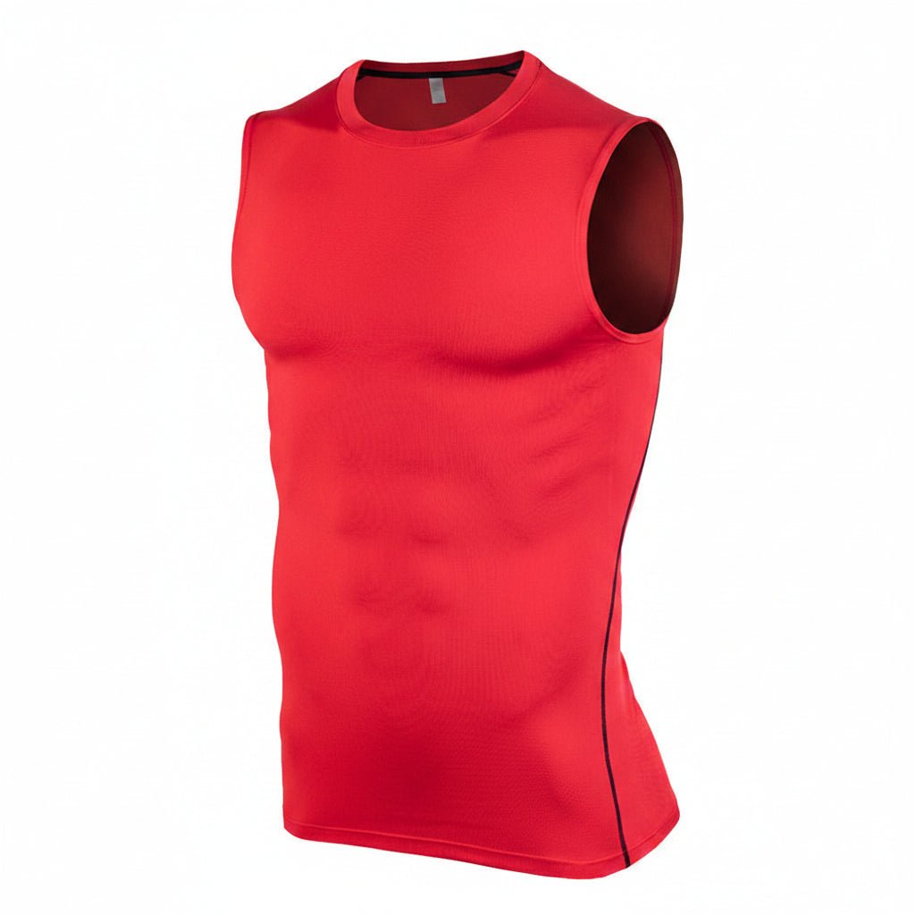 Unisex Fitness Gym Sports T Shirt Vest Polyester Breathable Training Vest For Workout - Muliva