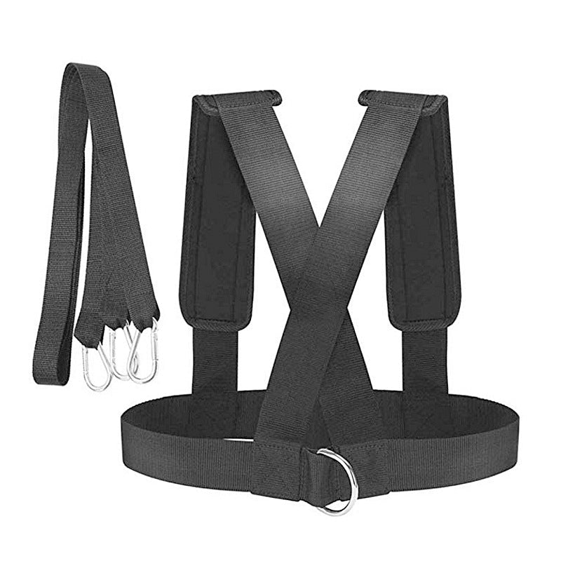 Weight Bearing Running Equipment Harness For Fitness Training And Sports With Adjustable Webbing And Safety Buckle - Muliva