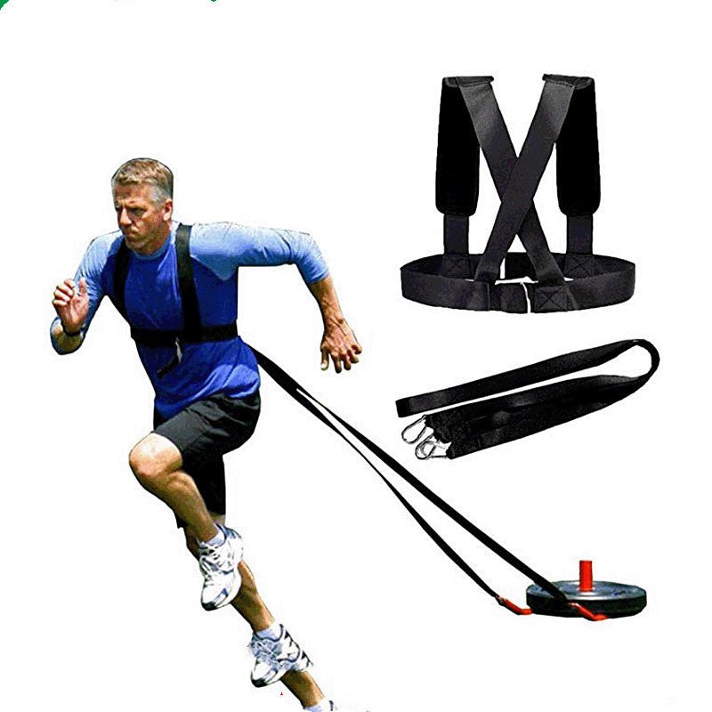 Weight Bearing Running Equipment Harness For Fitness Training And Sports With Adjustable Webbing And Safety Buckle - Muliva