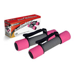 Weimax 1 Kg Foam Dumbbells For Ladies Home Gym Fitness Equipment For Aerobics Pair - Muliva
