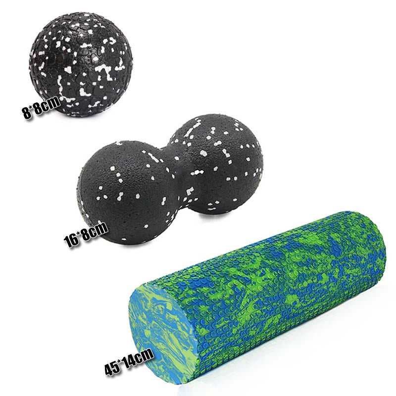 Yoga Foam Roller EVA Foam Lightweight Anti Slip Waterproof Non Toxic Massage Roller For Pilates Yoga - Muliva