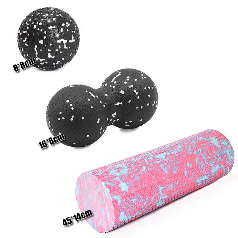 Yoga Foam Roller EVA Foam Lightweight Anti Slip Waterproof Non Toxic Massage Roller For Pilates Yoga - Muliva