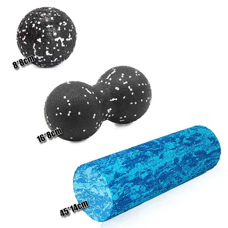 Yoga Foam Roller EVA Foam Lightweight Anti Slip Waterproof Non Toxic Massage Roller For Pilates Yoga - Muliva