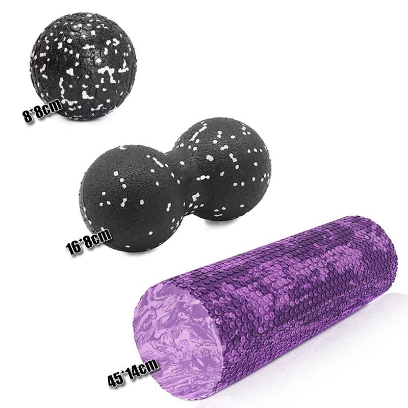 Yoga Foam Roller EVA Foam Lightweight Anti Slip Waterproof Non Toxic Massage Roller For Pilates Yoga - Muliva